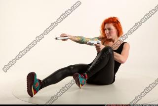 Zora Dual Pistols Pose 1